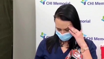Une infirmière s’évanouit en pleine interview TV après avoir reçu le vaccin du COVID-19 (États-Unis)