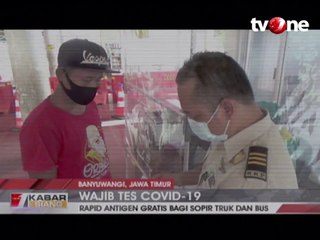 Rapid Tes Antigen Gratis Bagi Sopir Truk dan Bus