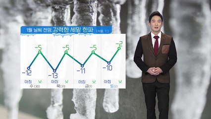 [날씨] 강력한 세밑 한파 찾아온다...1월 중순까지 추워 / YTN