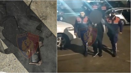 Ora News - Me pistoletën gati për të qëlluar, Policia arreston 27-vjeçarin