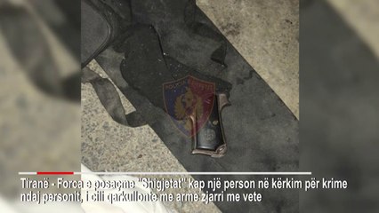 Emri/ Ndjekje si nëpër filma! Arrestohet i riu i shpallur në kërkim, kapet me pistoletë