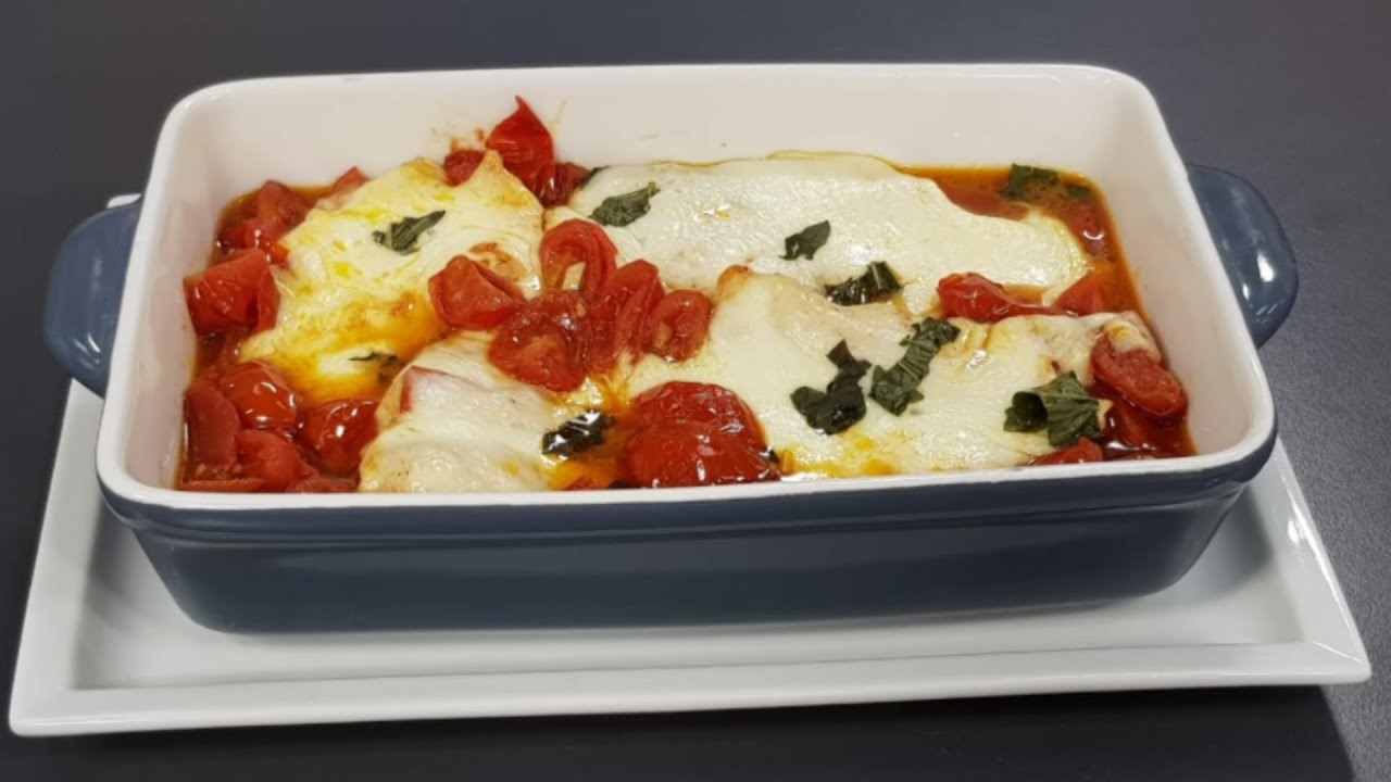 Fileto pule me domate dhe mozzarella nga zonja Vjollca