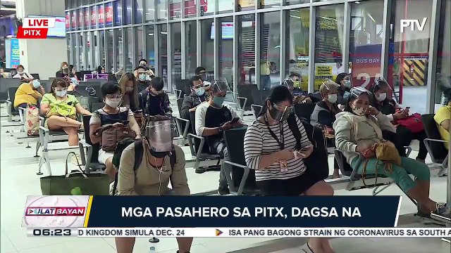 #UlatBayan | Mga pasahero sa PITX, dagsa na bago ang bisperas ng Pasko