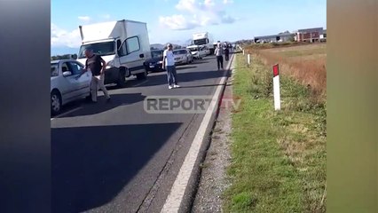 Dy makina përplasen 'kokë më kokë', krijohet radhë kilometrike në superstradën Lezhë-Shkodër