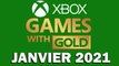 XBOX GAMES WITH GOLD : LES JEUX GRATUITS DE JANVIER 2021