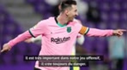 15e j. - Koeman : "Messi est heureux à Barcelone"