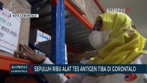 Dinas Kesehatan Provinsi Gorontalo Terima Seratus Ribu Alat Test Antigen