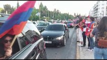 Greqi/ Qindra armenë protestojnë në Athinë kundër luftës midis Armenisë dhe Azerbajxhanit