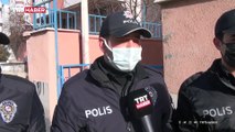 Polis, yaşlı hastayı 5. kata kadar sırtında taşıdı