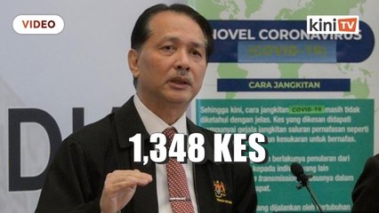 Covid-19_ 1,348 kes baharu, lima lagi kematian