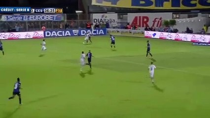 Le but de Grégoire Defrel avec Cesena en finale des Play-off de Serie B