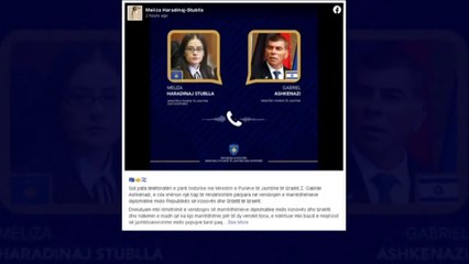 Top News - Kosova dhe Izraeli/ Kryediplomatët, ‘bisedë historike’