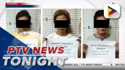 #PTVNewsTonight | P272-K drugs seized; three suspects nabbed in Valenzuela