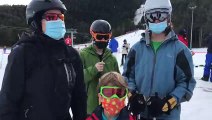 Entrevista a una família d'esquiadors l'endemà del tancament de la Cerdanya i el Ripollès