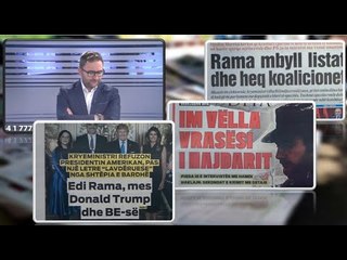 Report TV -"Shtypi i Ditës dhe Ju", ja çfarë shkruajnë gazetat për sot e shtunë 3 tetor 2020