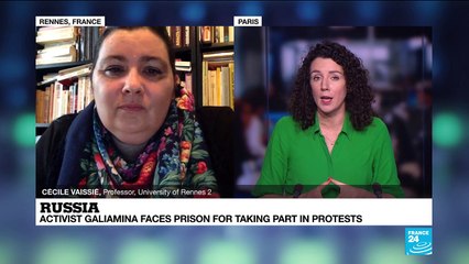 Russian activist faces prison for taking part in protests