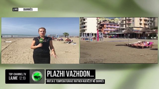 Plazhi vazhdon... Rritja e temperaturave rikthen njerëzit në Durrës