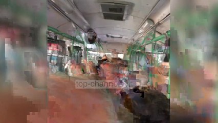 Autobusët kthehen në vatra të rrezikshme infektimi me COVID-i, qytetarë ngjitur e pa maska