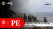 Policías y militares vigilan playas de Piura | Primera Edición