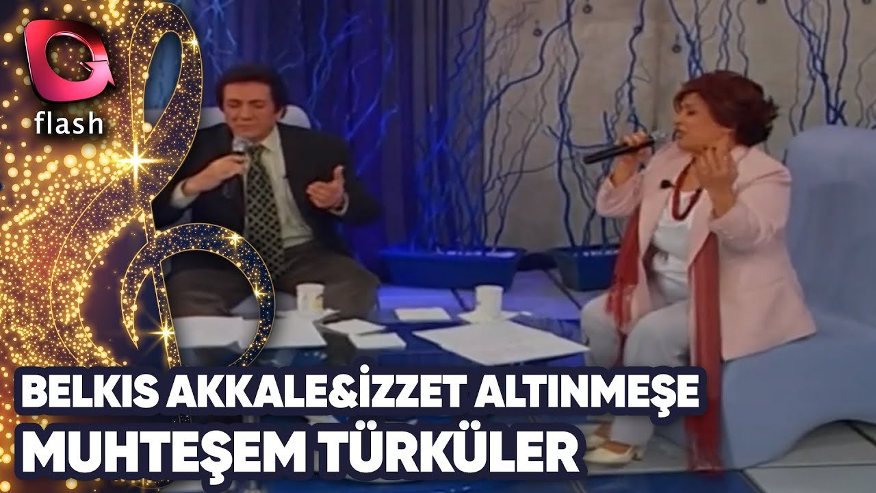 BELKIS AKKALE & İZZET ALTINMEŞE - MUHTEŞEM TÜRKÜLER | Canlı Performans 13 03 2002