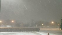 Overnight blizzard lashes North Dakota