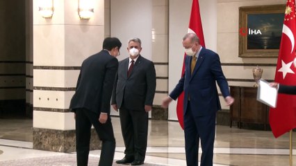 Cumhurbaşkanı Erdoğan, Kore Büyükelçisini kabul etti