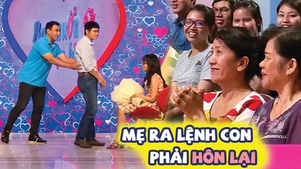 Cặp đôi RUN RẨY hôn KHÔNG TRÚNG CHỔ mẹ nàng BÁC SĨ RA LỆNH HÔN LẠI khiến Quyền Linh phải THÚC ĐẨY