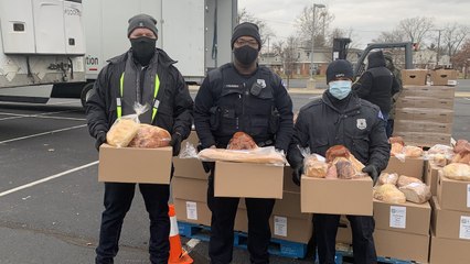 Police In South Bend, Indiana, Give Away Gift Boxes