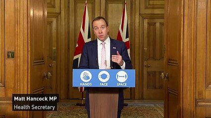 Hancock announces Oxford vaccine submitted for approval