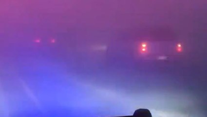 Heavy snow causes 'whiteout' conditions in Minnesota's Red River Valley