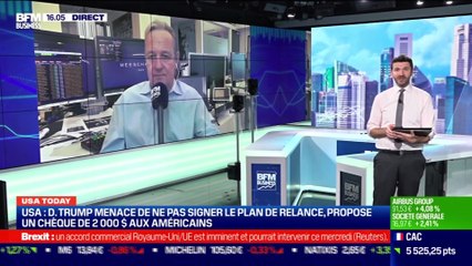 USA Today : Donald Trump menace de ne pas signer le plan de relance et propose un chèque de 2 000 dollars aux Américains, par Gregori Volokhine - 23/12