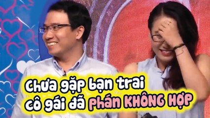 Chỉ nói chuyện DÙ CHƯA KÉO MÀN gặp bạn trai cô gái phán KHÔNG HỢP nhau nhưng BẤM NÚT HẸN HÒ LIA LỊA