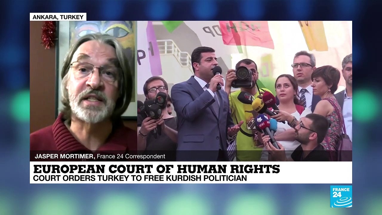 EU court orders Turkey release Kurdish politician