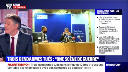 Story 1 : Gendames tués dans le Puy-de-Dome, le procureur évoque "une scène de guerre" - 23/12