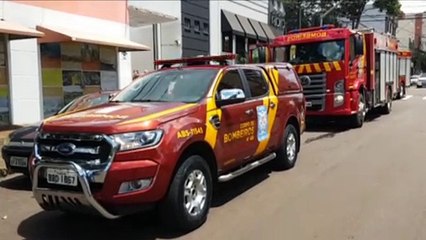 Princípio de incêndio em fiação elétrica mobiliza Bombeiros a residência, no Centro