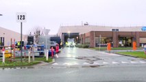 شاهد: مصنع فايزر في بلجيكا ينقل أولى لقاحات كورونا للاتحاد الاوروبي