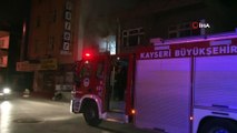 Kayseri'de boş evde çıkan yangını itfaiye söndürdü