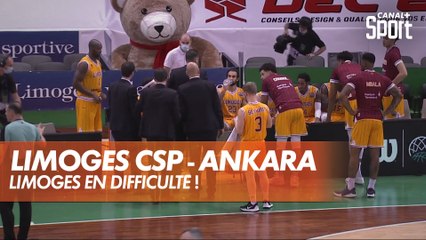 Limoges en difficulté face à Ankara