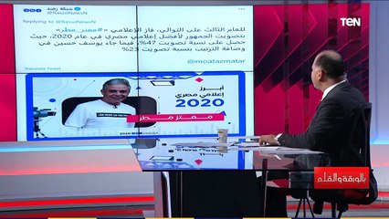بعد إعلان فوزه كأفضل إعلامي من شبكة رصد الإخوانية.. الديهي: انت مش مصري يا معتز، انت مسخ شيطاني