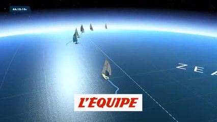 La carte 3D du 23 décembre - Voile - Vendée Globe