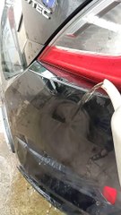 Using a Hot Water Pour to Fix a Car Dent