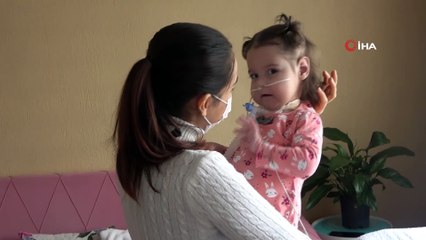 SMA hastası minik Asel, hayata tutunmak için yardım bekliyor