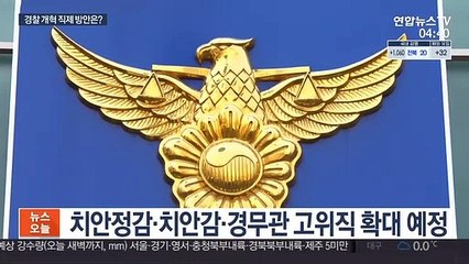경찰 고위직 확대…"계급도 축소개편해야"