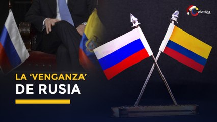 ¿Cuál fue la respuesta de Rusia a la expulsión de sus funcionarios por parte  de Colombia?