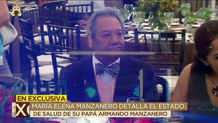 La hija de Armando Manzanero, María Elena, nos habló del estado de salud de su papá. | Ventaneando