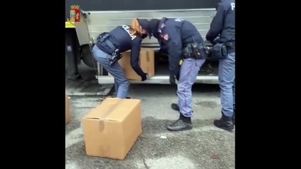 Bologna - 26 chili di marijuana nascosti in un Tir arrestato conducente (23.12.20)