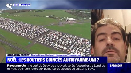 Royaume-Uni: un chauffeur routier bloqué près de Douvres regrette d'être "pris en otage à la veille des fêtes"