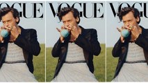 Harry Styles est le premier chanteur, masculin, à être en couverture du Vogue US