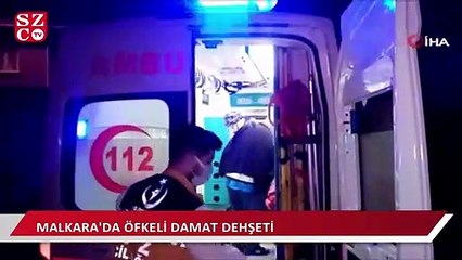 Öfkeli damat kayınpederi ve kayınvalidesini darp etti