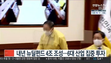 내년 뉴딜펀드 4조 조성…6대 산업 집중 투자